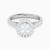LDR3486 - Round Cluster Diamond Ring In 18K Gold - RN111147W18DI1-1.JPG