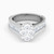 LDR3497 - Oval Cluster Diamond Ring In 18K Gold - RN427283W18DI1-1.JPG