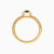LDR3501 - Rectangle Green Stone & Diamond Halo Ring In 18K Gold - SAR06087-4.jpg