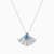 LDN2338 - Solo Fan Shaped Blue Stone & Diamond Necklace In 18K Gold - SAP06097-WG-1.jpg