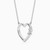 WN398 - Heart Lab Grown Diamonds Sterling Silver Necklace - AMP01244-3.jpg