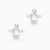 WE317 - Winged Infinity Lab Grown Diamonds Sterling Silver Stud Earrings - MSE00899-3.jpg