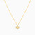 MLN1867 - Kids Young Heart Cubic Zirconia Necklace In 18K Gold MLN1867 - Kids Young Heart Cubic Zirconia Necklace In 18K Gold