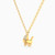 MLN1860 - Kids Baby Stroller Cubic Zirconia Necklace In 18K Gold MLN1860 - Kids Baby Stroller Cubic Zirconia Necklace In 18K Gold