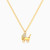 MLN1860 - Kids Baby Stroller Cubic Zirconia Necklace In 18K Gold MLN1860 - Kids Baby Stroller Cubic Zirconia Necklace In 18K Gold