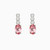 WE335 - Oval Drop Pink Stone Sterling Silver Drop Earrings - A5211-04HT-1.jpg WE335 - Oval Drop Pink Stone Sterling Silver Drop Earrings - A5211-04HT-1.jpg