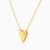 MLN1933 - Golden Heart with Pink Stone Necklace in 18K Gold - 21046111297-3.jpg