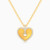 LDN2569 - Texutred Heart Diamond Necklace in 18K Gold - ENE00048-1.jpg