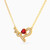 LDN2566 - Love & Heart Red Stone Diamond Necklace in 18K Gold - ENE50030-3.jpg