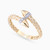 LDR3885 - Pointy Diamond Popcorn Bypass Ring in 18K Gold - ERG50011-2 .jpg