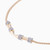 LDB782 - Two Pointy Elements Diamond Popcorn Chain Bracelet in 18K Gold - EBR50011-3 .jpg