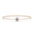 LDB784 - Oval Peach Stone Diamond Chain Bracelet in 18K Gold - SAB06491-1.jpg