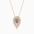 LDN2579 - Golden Pear Peach Stone Diamond Necklace in 18K Gold - SAP06493-1.jpg