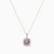 LDN2577 - Square Peach Stone Diamond Necklace in 18K Gold - SAP06494-4.jpg