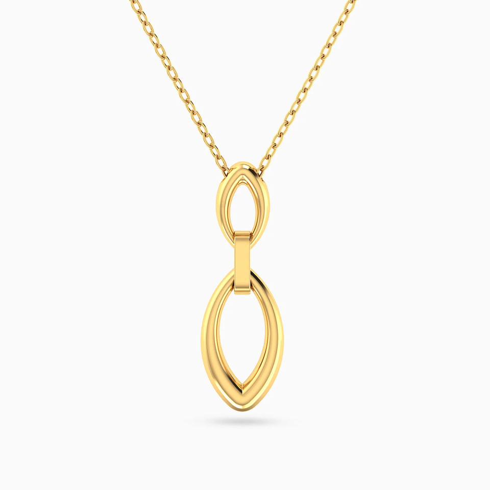 Marquise Links Necklace in 18K Gold Marquise Links Necklace in 18K Gold