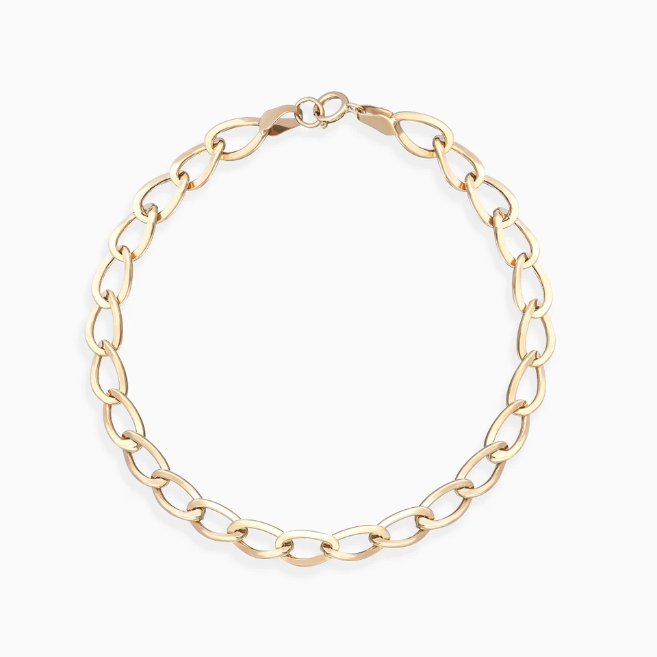 Oval Links Chain Bracelet in 18K Gold Oval Links Chain Bracelet in 18K Gold