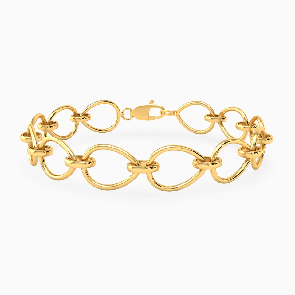 Links Chain Bracelet in 18K Gold Links Chain Bracelet in 18K Gold