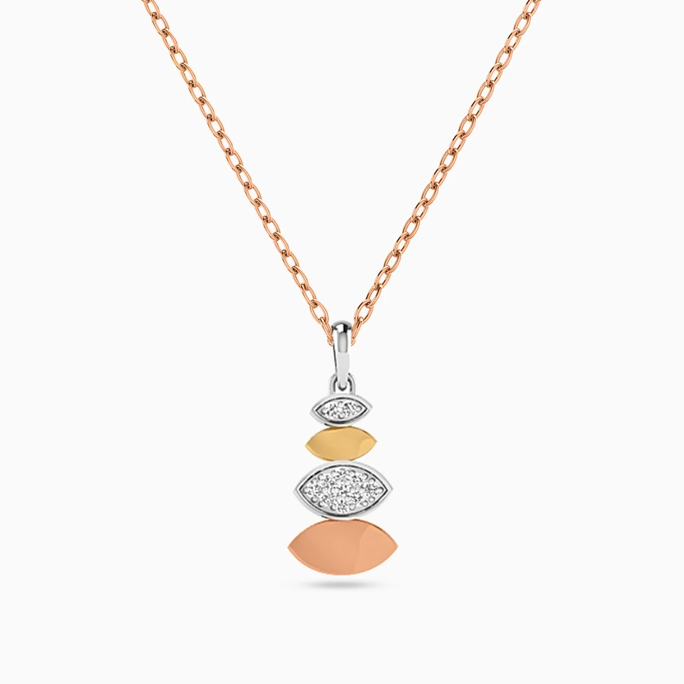 Multishaped Diamond Necklace in 18K Gold Multishaped Diamond Necklace in 18K Gold