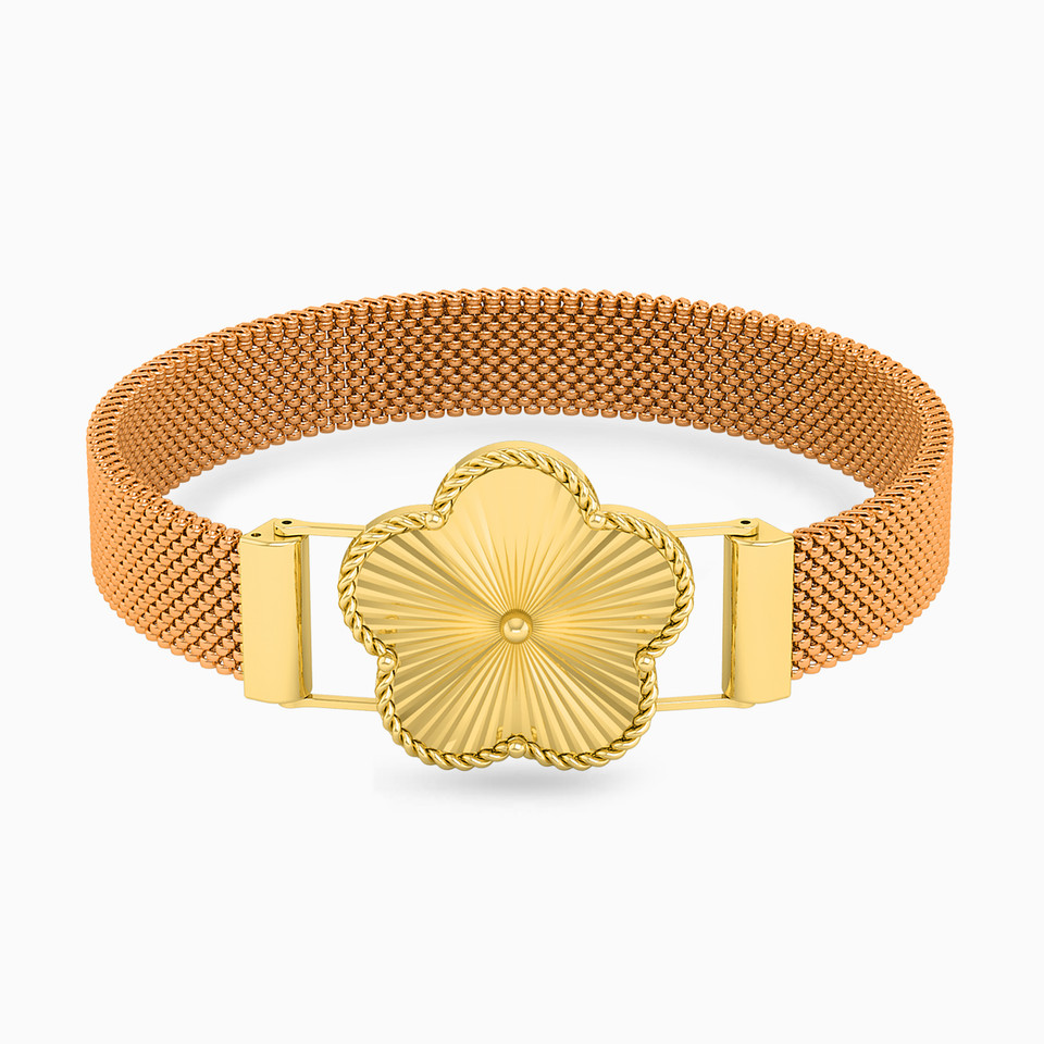 Flower Cuff Bracelet in 18K Gold Flower Cuff Bracelet in 18K Gold