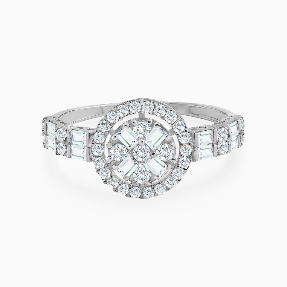 Circle Cubic Zirconia Ring in 18K Gold Circle Cubic Zirconia Ring in 18K Gold