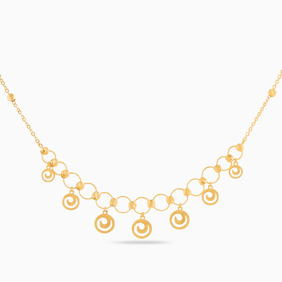 Circle Charms Necklace in 18K Gold Circle Charms Necklace in 18K Gold