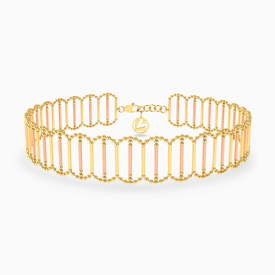 Cylinder Cuff Bracelet in 21K Gold Cylinder Cuff Bracelet in 21K Gold