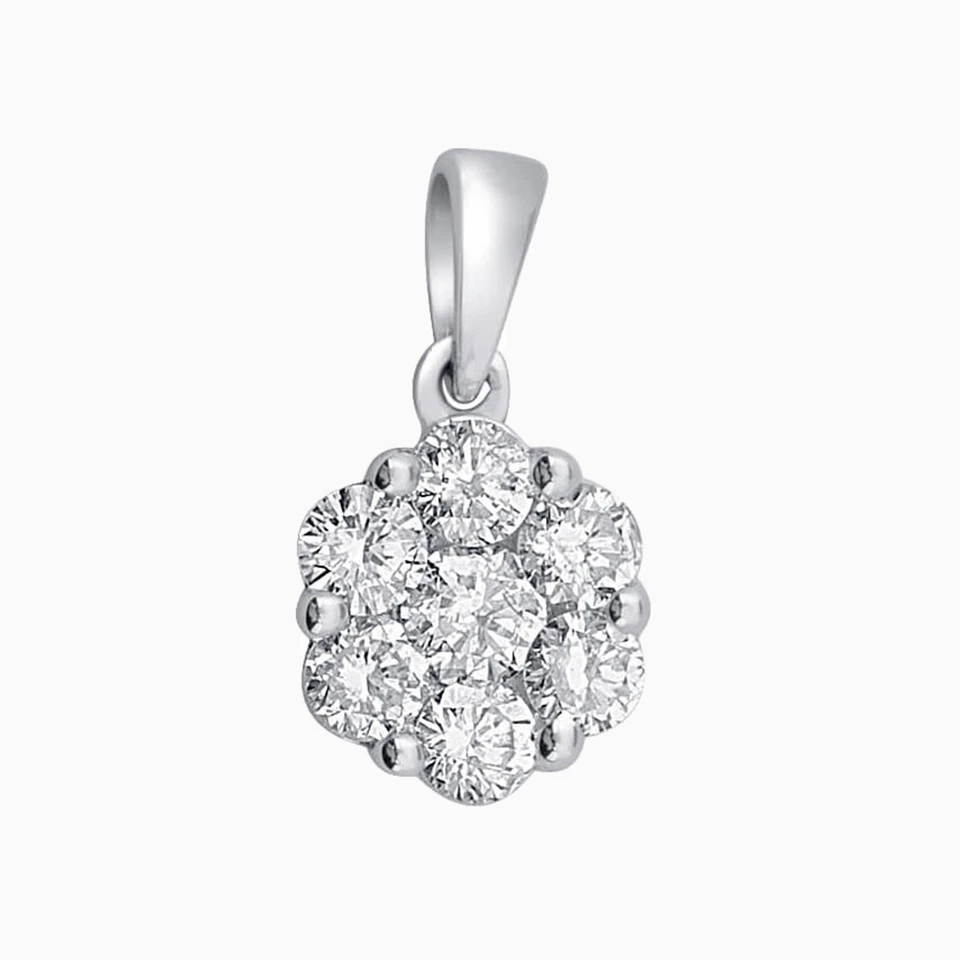 Flower Diamond Necklace in 18K Gold Flower Diamond Necklace in 18K Gold