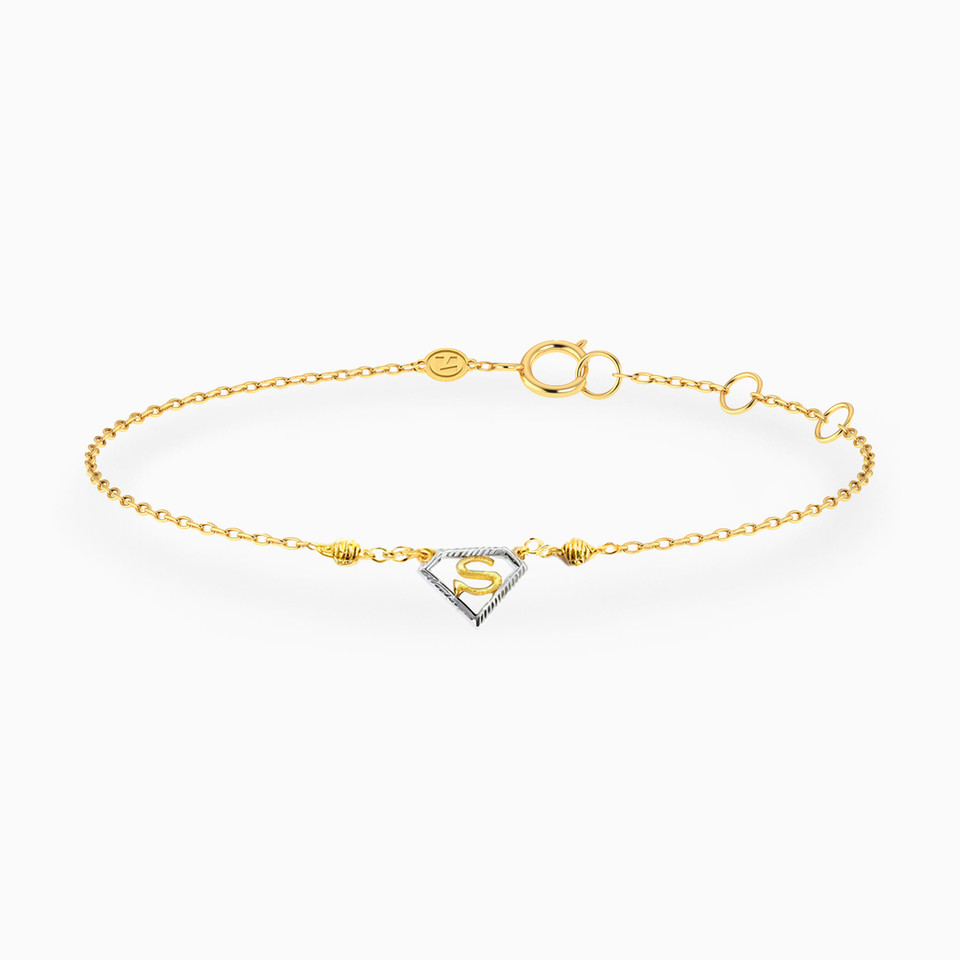 Superman Chain Bracelet in 18K Gold Superman Chain Bracelet in 18K Gold