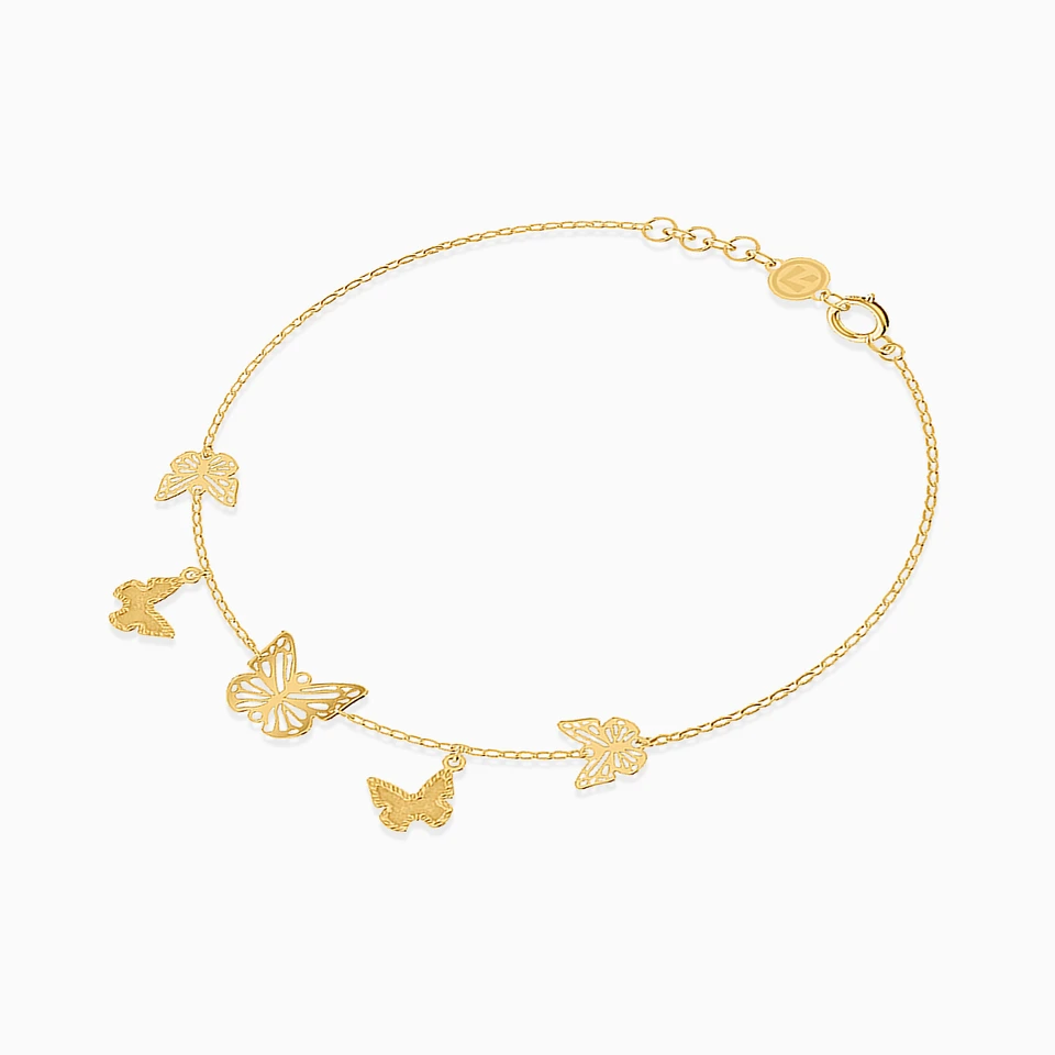 Butterfly Chain Bracelet in 18K Gold Butterfly Chain Bracelet in 18K Gold