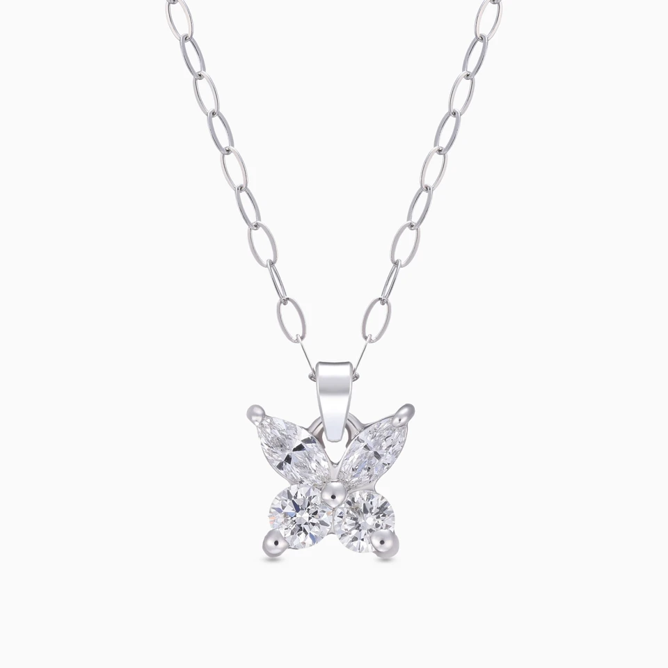 Kids Butterfly Diamond Necklace in 18K Gold Kids Butterfly Diamond Necklace in 18K Gold