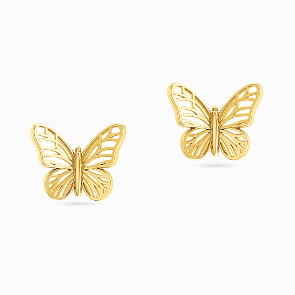 Butterfly Stud Earrings in 18K Gold Butterfly Stud Earrings in 18K Gold