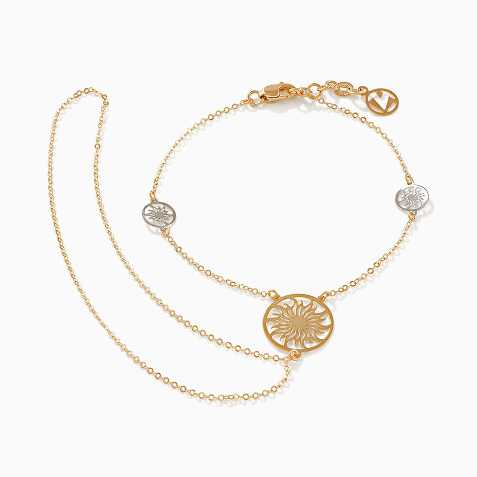 Sun Chain Bracelet in 21K Gold Sun Chain Bracelet in 21K Gold