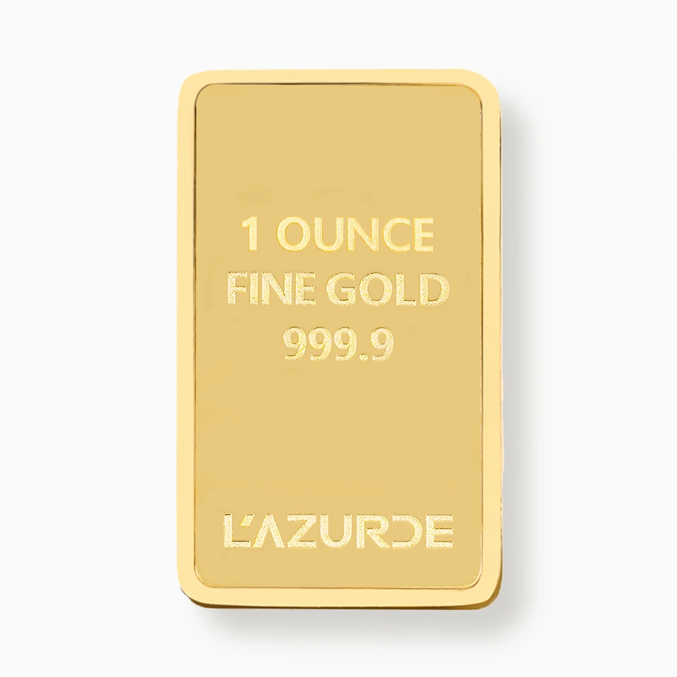 1oz Dune Design Gold Bar in 24K Gold 1oz Dune Design Gold Bar in 24K Gold
