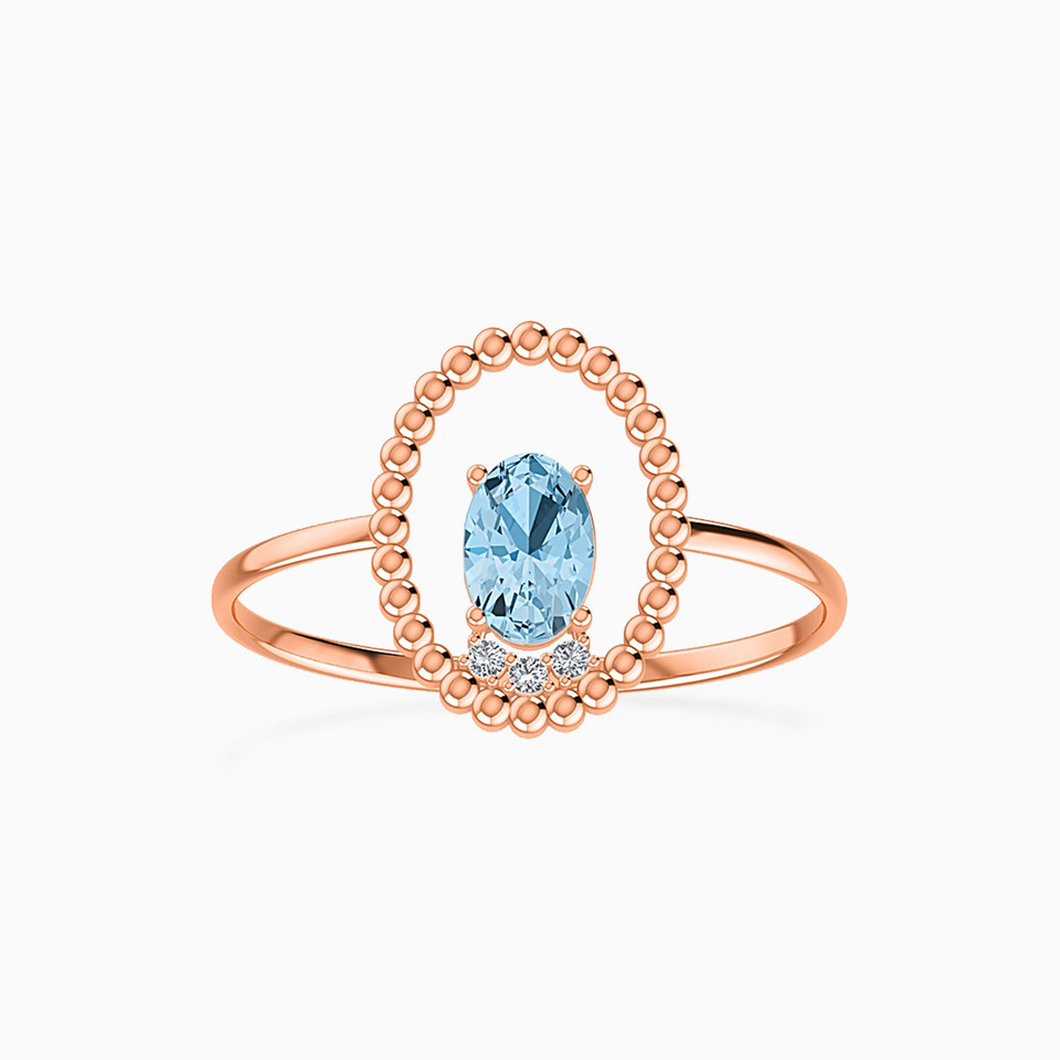 Oval Diamonds & Colored Stones Statement Ring in 18K Gold Oval Diamonds & Colored Stones Statement Ring in 18K Gold