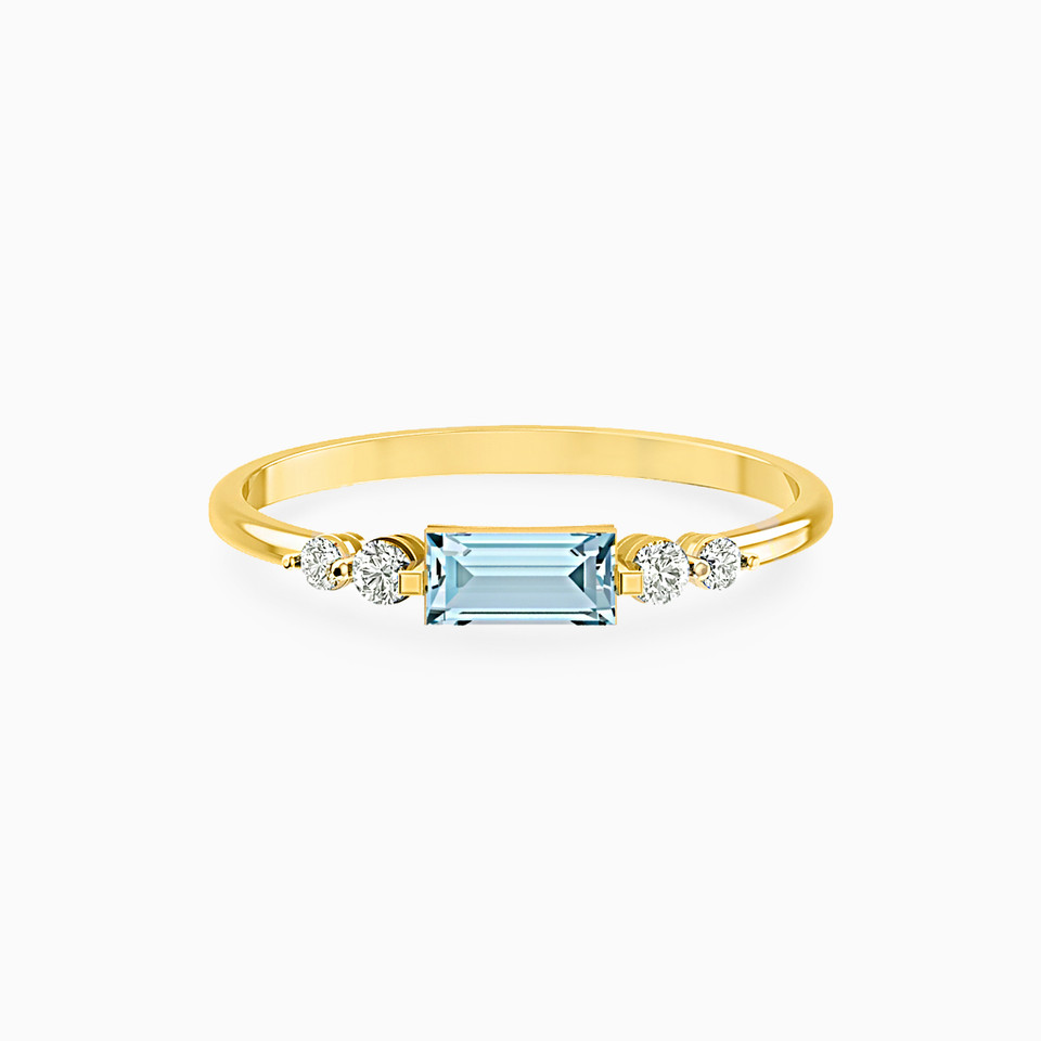 Baguette Diamonds & Colored Stones Statement Ring in 18K Gold Baguette Diamonds & Colored Stones Statement Ring in 18K Gold