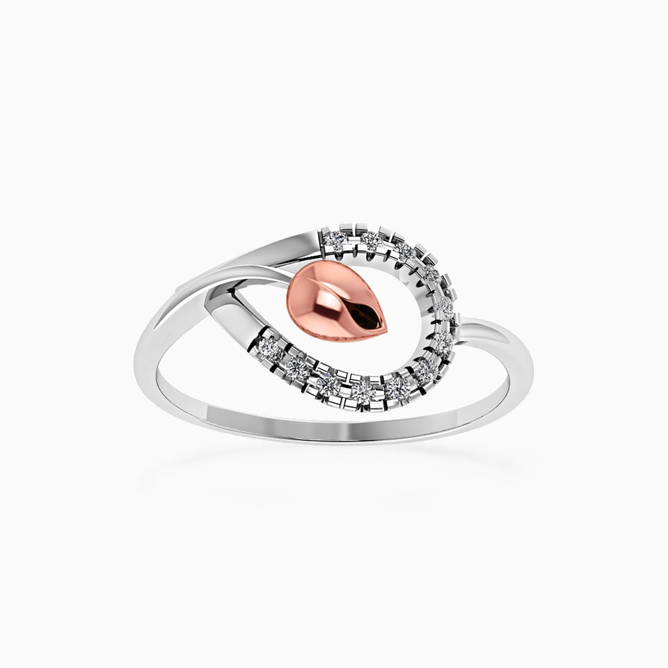 Pear Diamonds Statement Ring in 18K Gold Pear Diamonds Statement Ring in 18K Gold