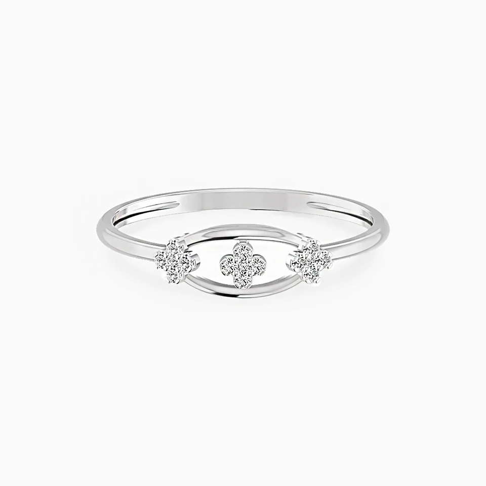Oval Diamonds Statement Ring in 18K Gold Oval Diamonds Statement Ring in 18K Gold