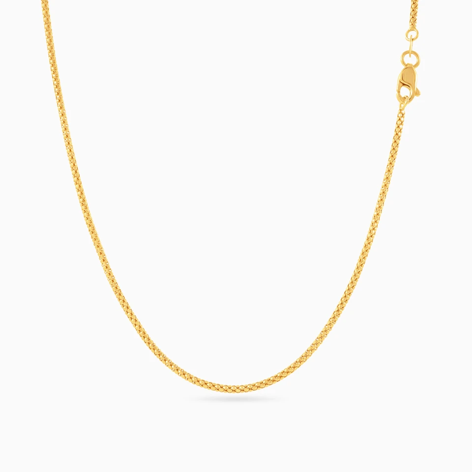 Textured Chain Necklace in 18K Gold Textured Chain Necklace in 18K Gold