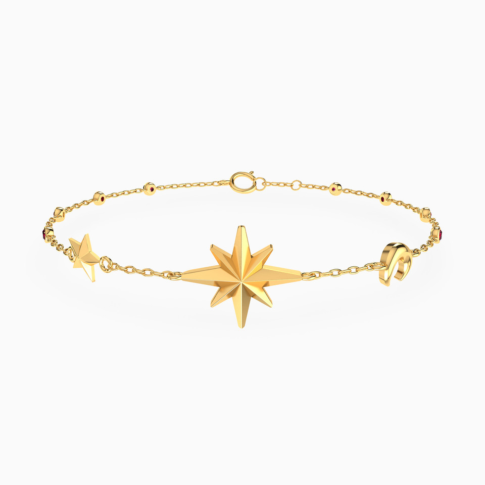 Celestial Chain Bracelet in 18K Gold Celestial Chain Bracelet in 18K Gold