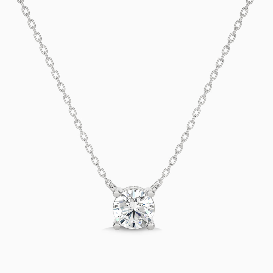 0.71 CT Brilliant Lab Grown Diamond Pendant in 18K Gold - 2 0.71 CT Brilliant Lab Grown Diamond Pendant in 18K Gold - 2