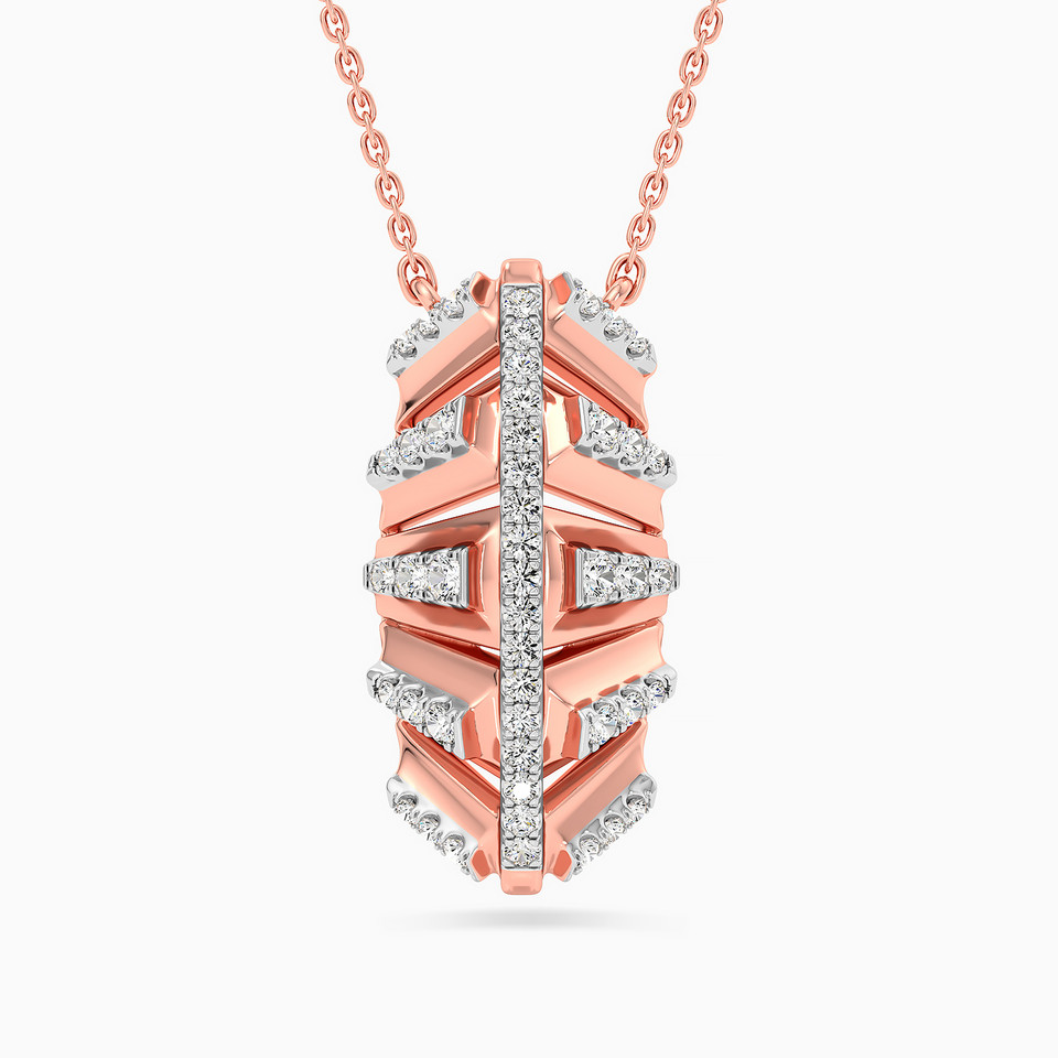 سلسلة ذهب مستطيل عيار 18 قيراط مزينة بالألماس سلسلة ذهب مستطيل عيار 18 قيراط مزينة بالألماس