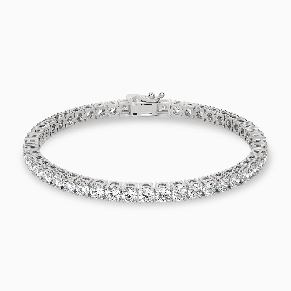 7.37 CT Brilliant Lab Grown Diamond Tennis Bracelet in 18K Gold 7.37 CT Brilliant Lab Grown Diamond Tennis Bracelet in 18K Gold