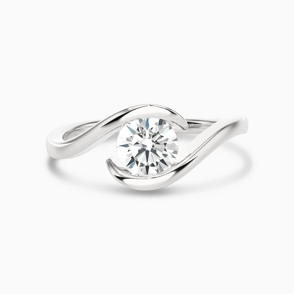 0.7 CT Eye Shaped Lab Grown Diamond Statement Ring in 18K Gold 0.7 CT Eye Shaped Lab Grown Diamond Statement Ring in 18K Gold