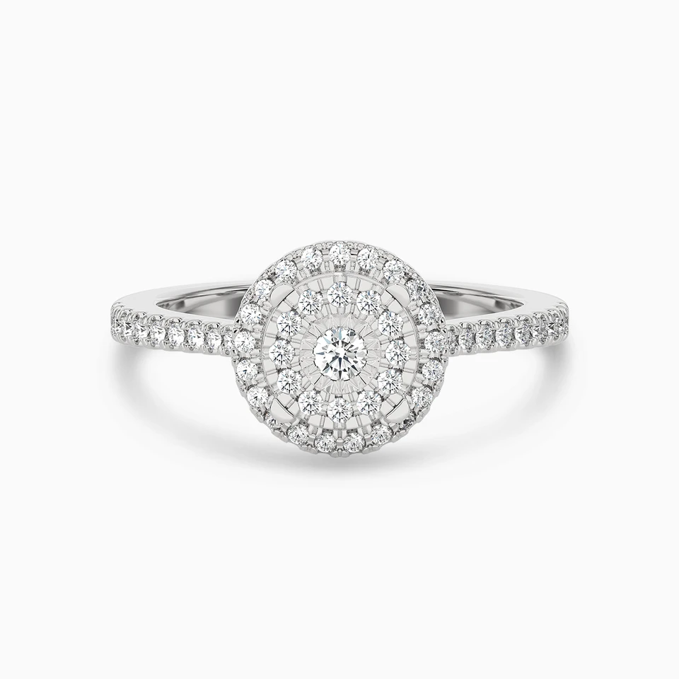 Circle Diamond Ring in 18K Gold Circle Diamond Ring in 18K Gold