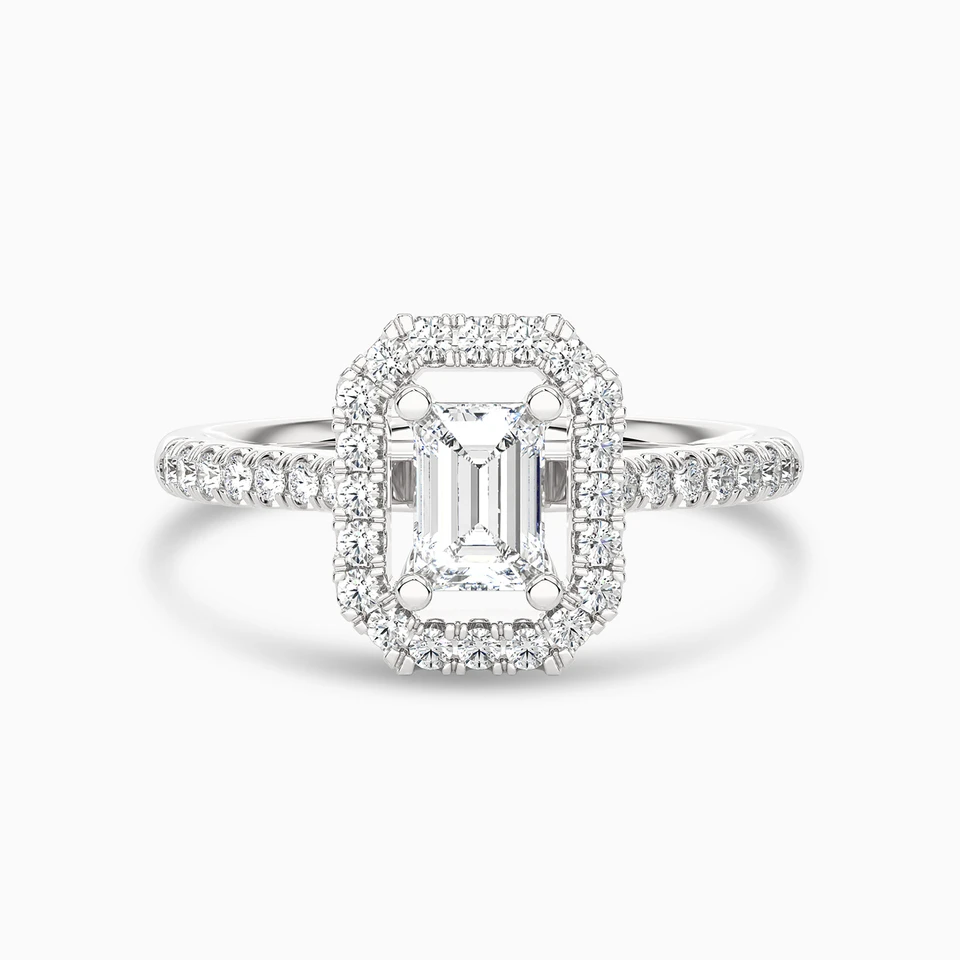 0.79 CT Baguette Lab Grown Diamond Statement Ring in 18K Gold 0.79 CT Baguette Lab Grown Diamond Statement Ring in 18K Gold