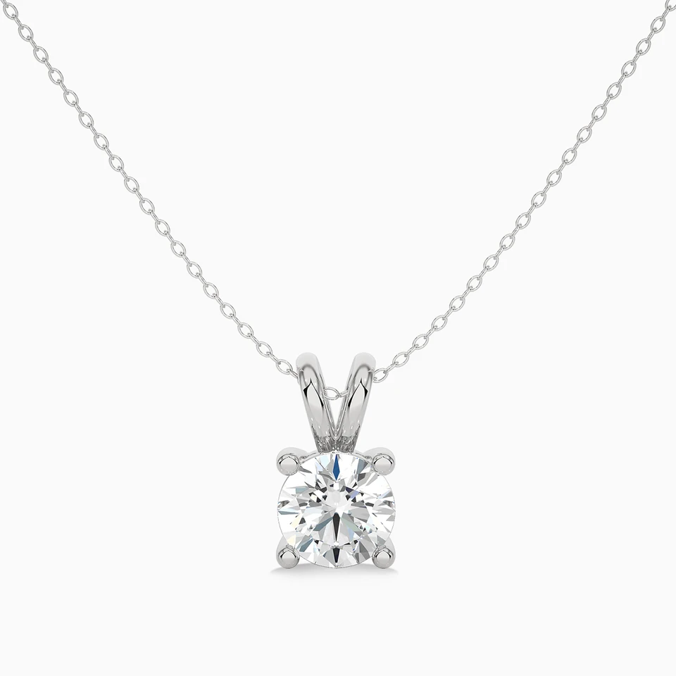 0.81 CT Brilliant Lab Grown Diamond Necklace in 18K Gold 0.81 CT Brilliant Lab Grown Diamond Necklace in 18K Gold
