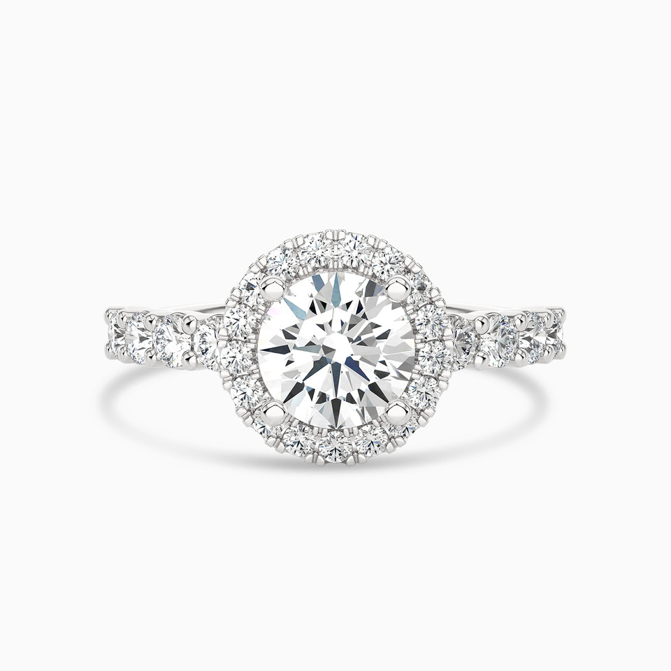 1.91 CT Brilliant Lab Grown Diamond Statement Ring in 18K Gold 1.91 CT Brilliant Lab Grown Diamond Statement Ring in 18K Gold