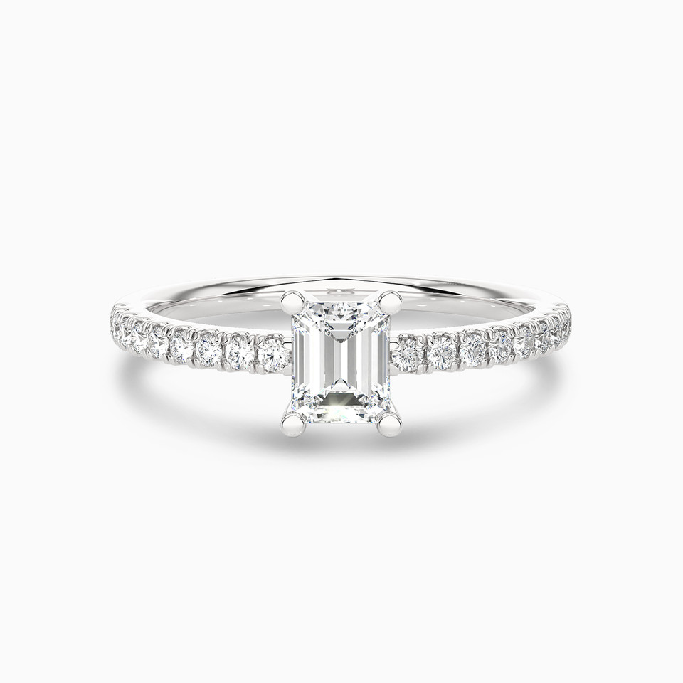 0.67 CT Baguette Lab Grown Diamond Statement Ring in 18K Gold 0.67 CT Baguette Lab Grown Diamond Statement Ring in 18K Gold