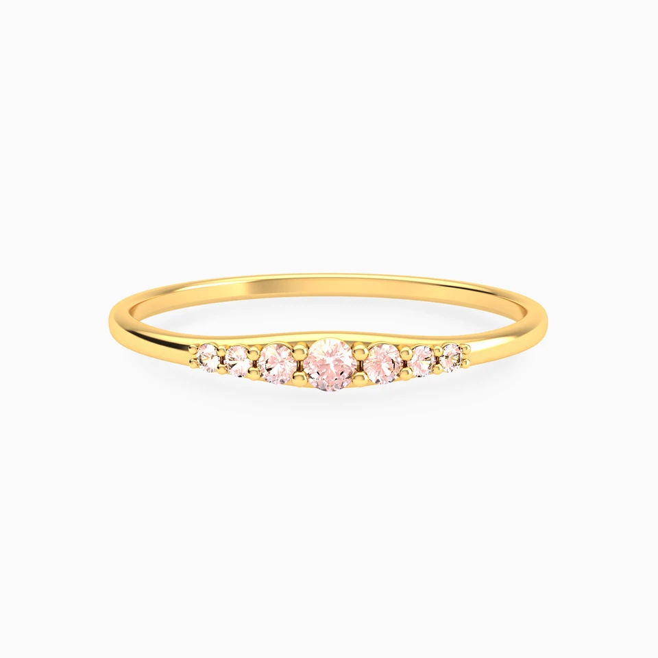 Round Shaped Colored Stones Statement Ring in 18K Gold Round Shaped Colored Stones Statement Ring in 18K Gold