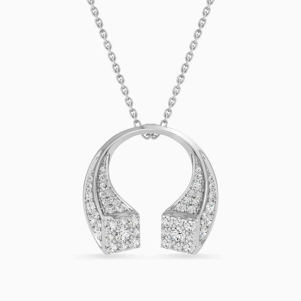 Arc Diamond Necklace in 18K Gold Arc Diamond Necklace in 18K Gold